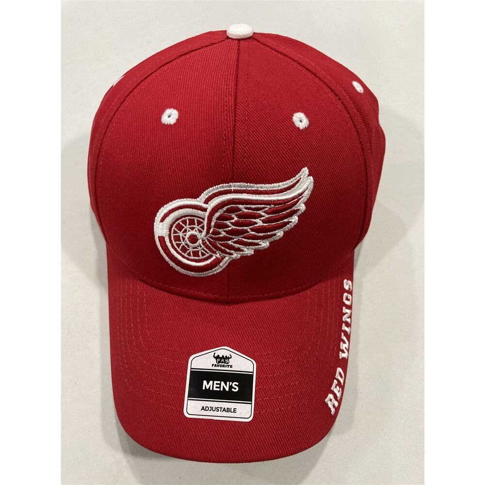 Detroit Redwings NHL Redl Hat  Adjustable MVP Mesh Snapback New